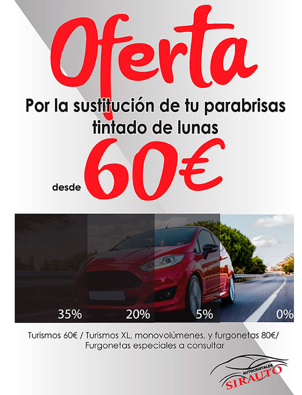 oferta tintado